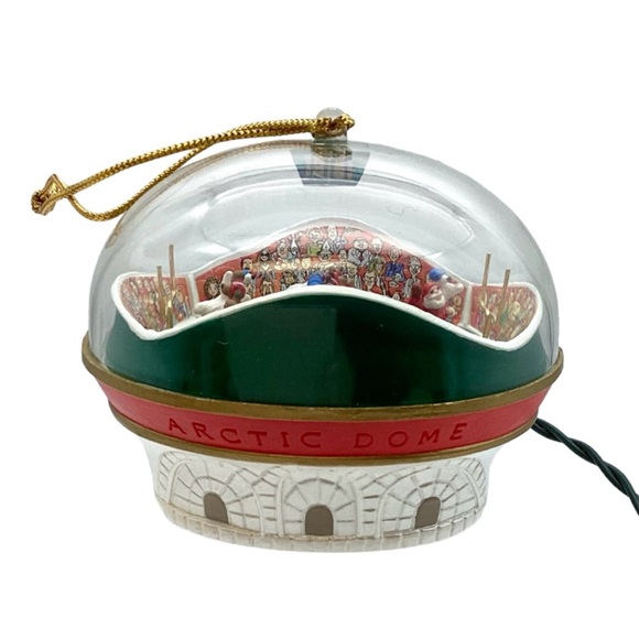 Hallmark 1991 “Arctic Dome” Magic Blinking Lights & Motion Ornament - Picture 13 of 15